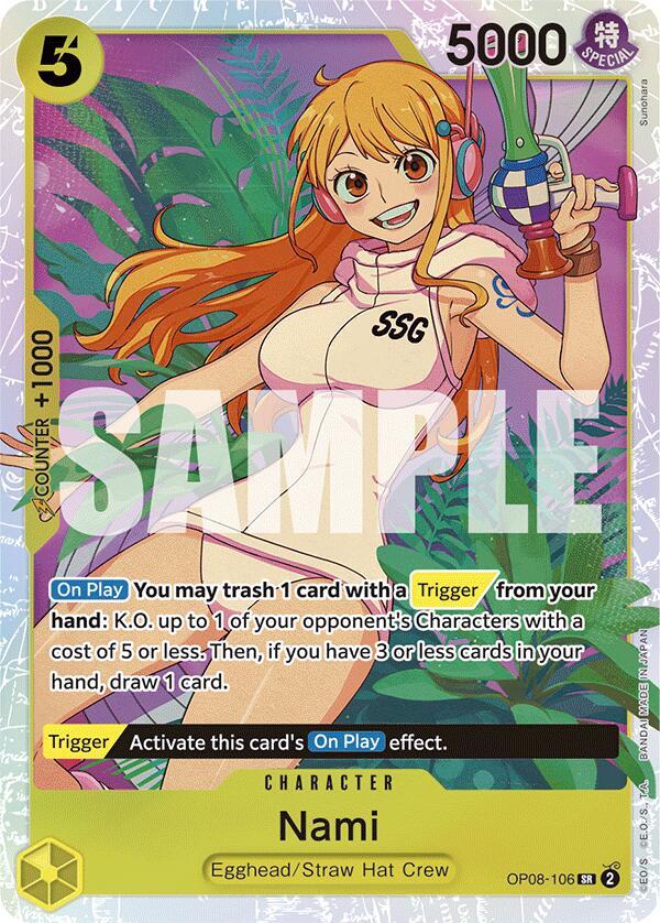 Nami card artwork
