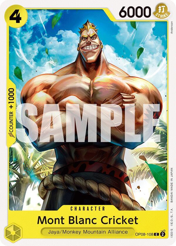 Mont Blanc Cricket card artwork