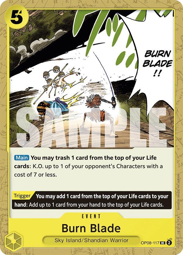 Burn Blade card artwork