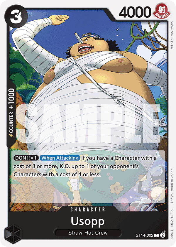 Usopp card artwork