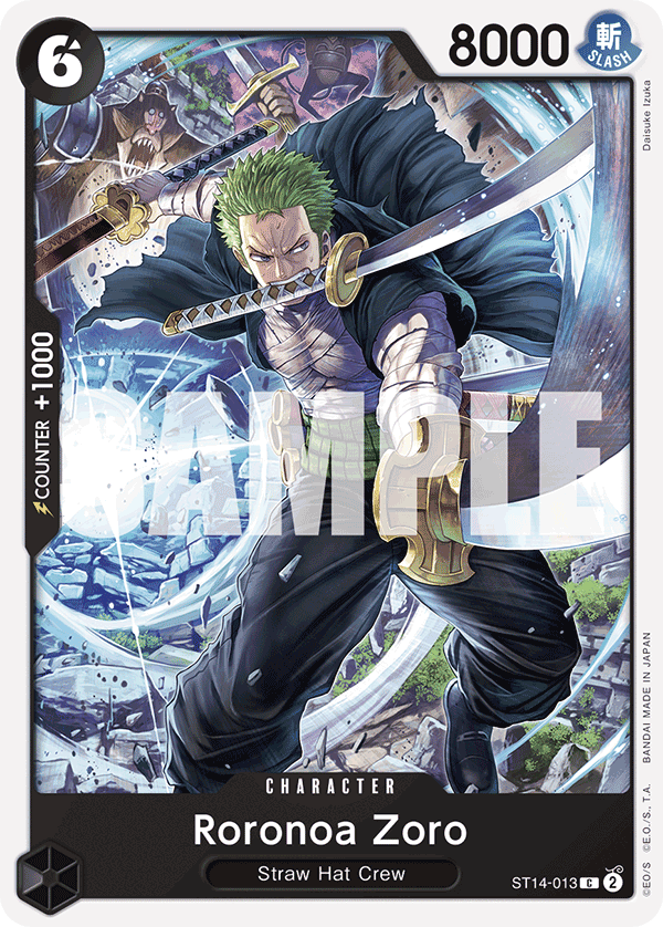Roronoa Zoro card artwork