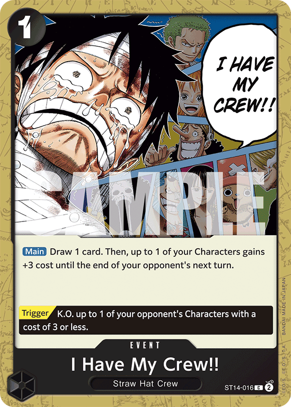 I Have My Crew!! card artwork