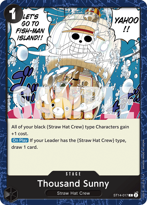 Thousand Sunny card artwork