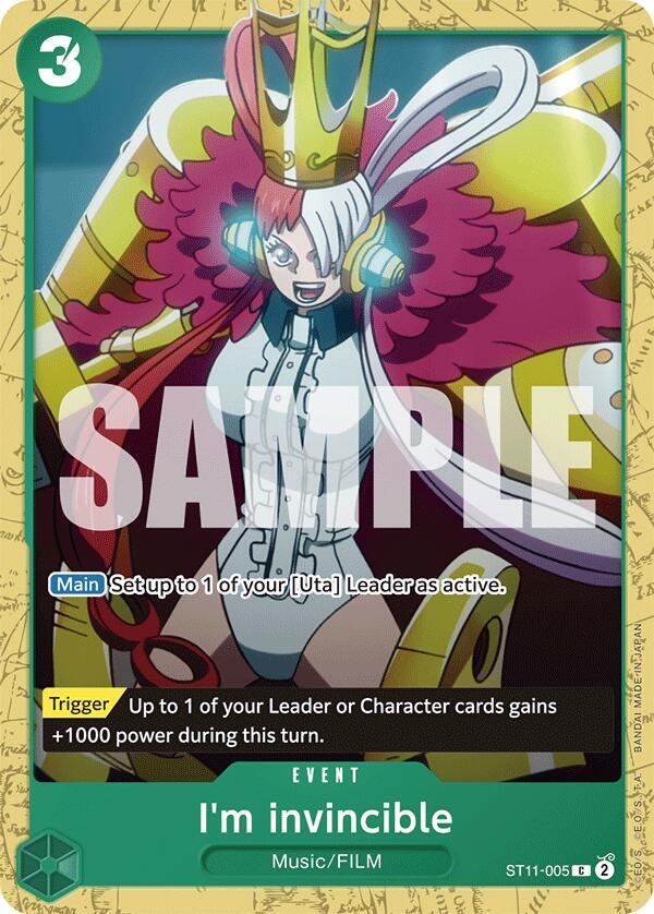 I'm invincible card artwork
