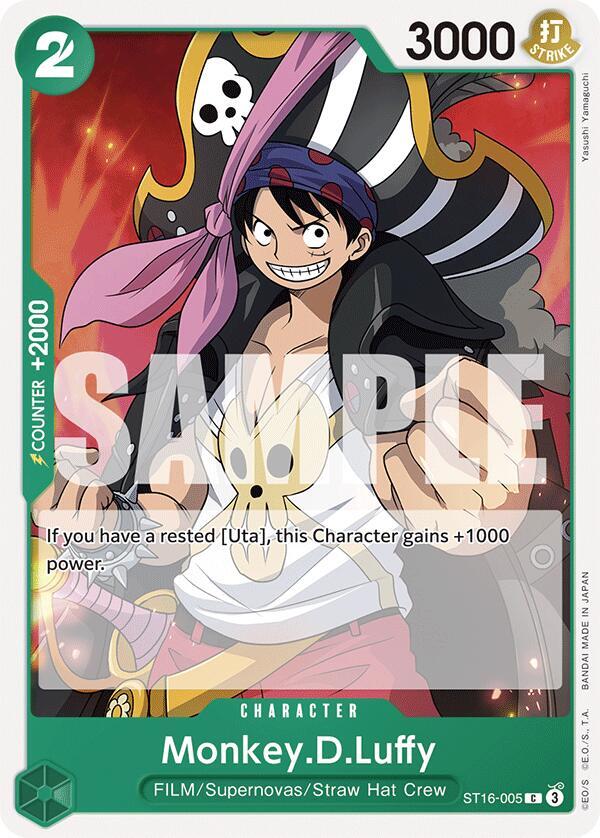 Monkey.D.Luffy (ST16-005) card artwork