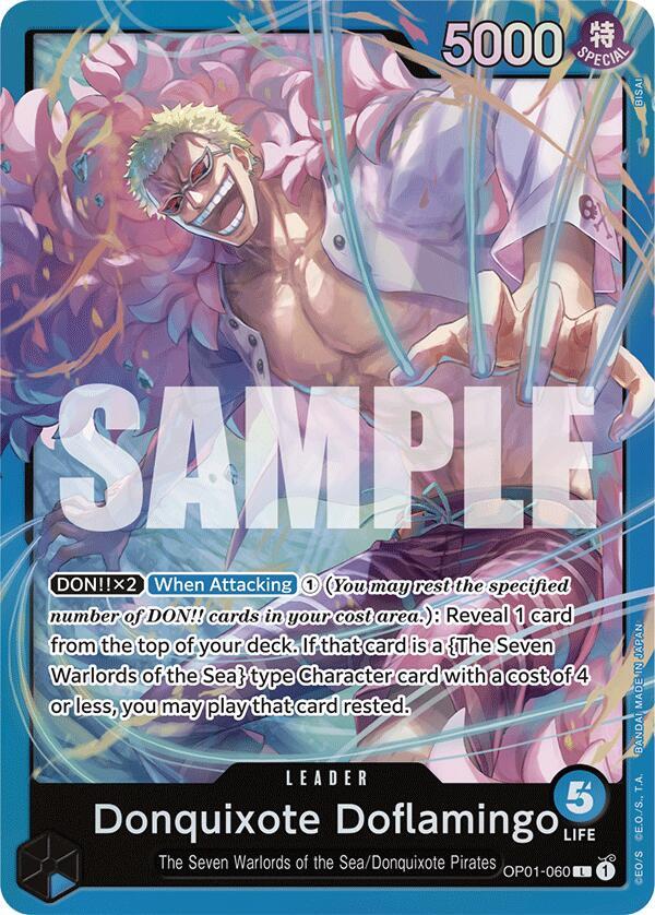 Donquixote Doflamingo (OP01-060) card artwork