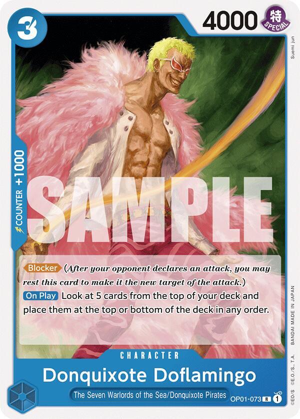 Donquixote Doflamingo (OP01-073) card artwork