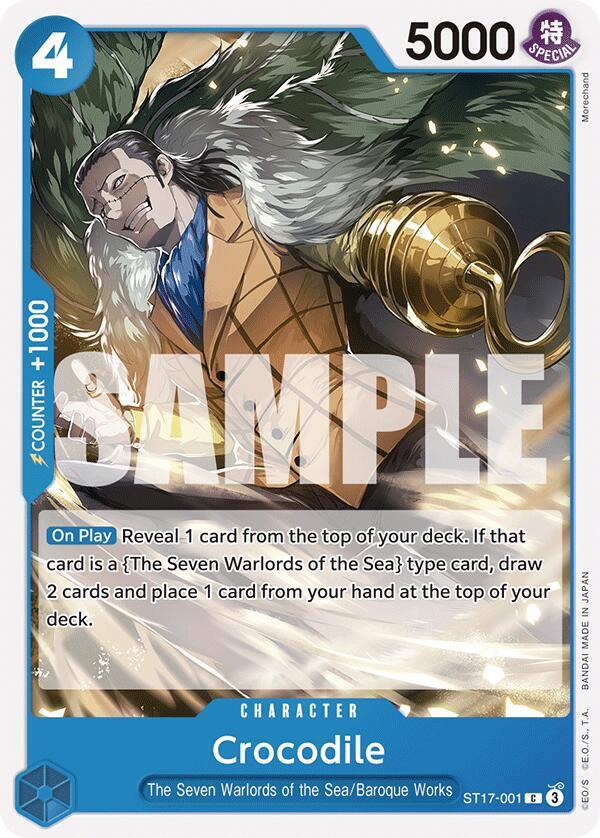 Crocodile card artwork