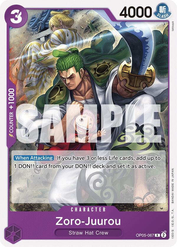 Zoro-Juurou (OP05-067) card artwork