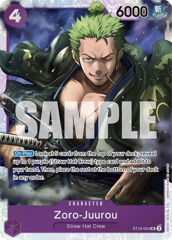 Zoro-Juurou (ST18-004) card artwork