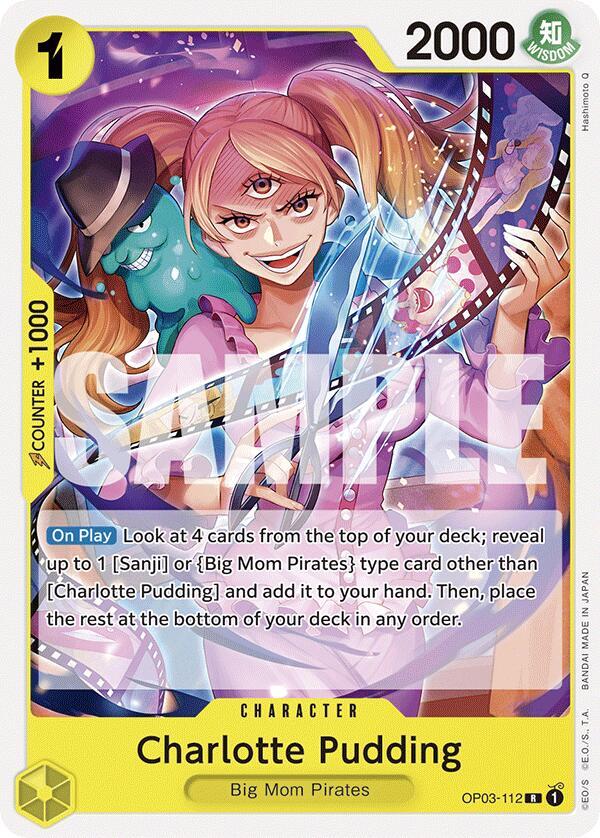 Charlotte Pudding (OP03-112) card artwork