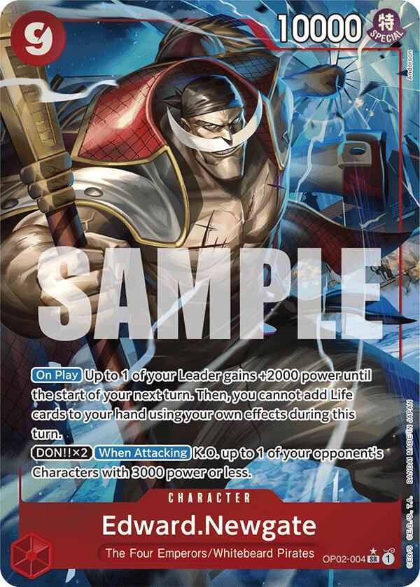 Edward.Newgate (OP02-004) (Alternate Art) card artwork