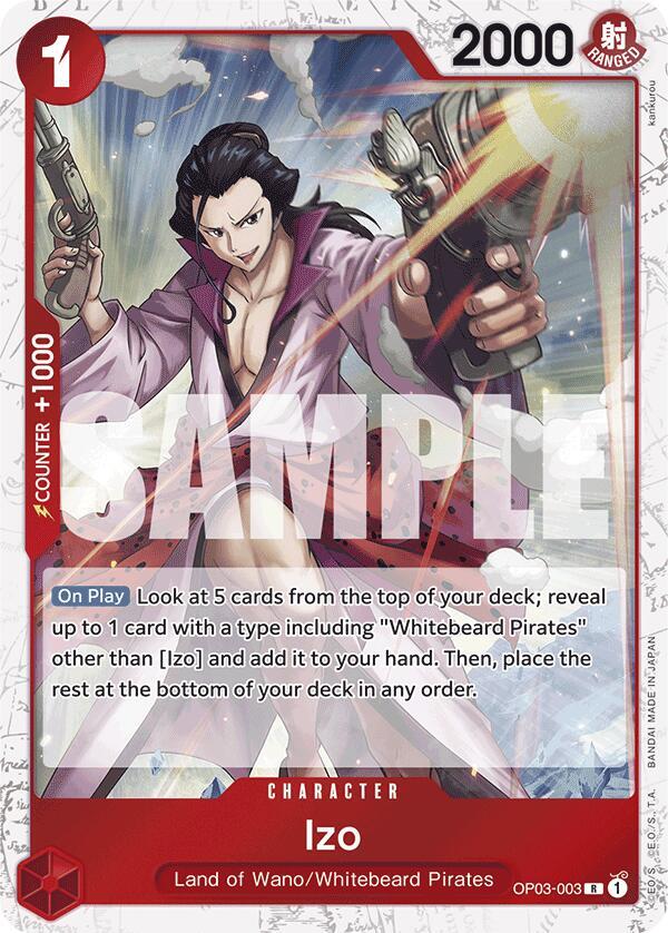 Izo (OP03-003) (Jolly Roger Foil) card artwork