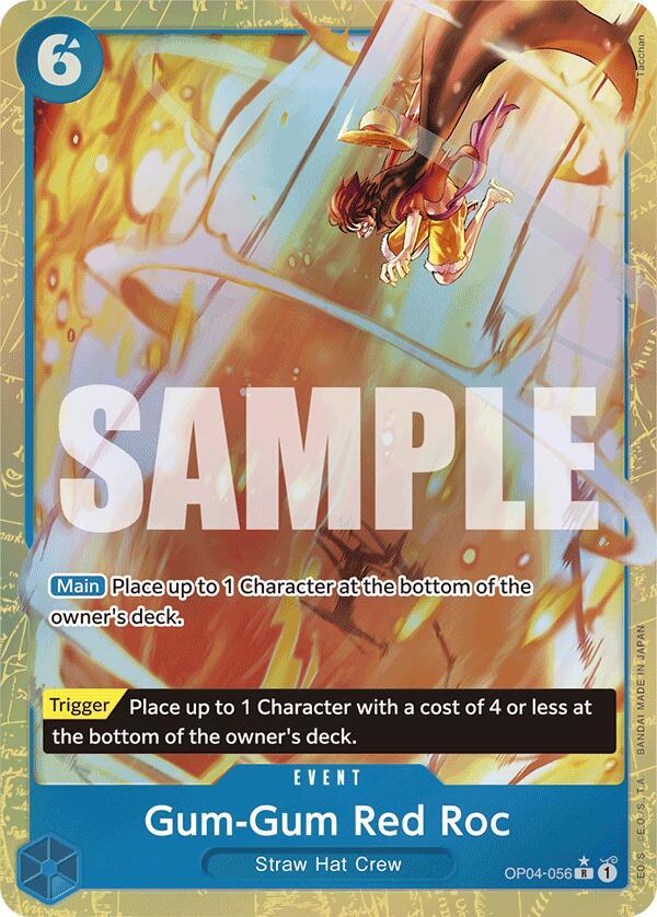 Gum-Gum Red Roc (Alternate Art) card artwork