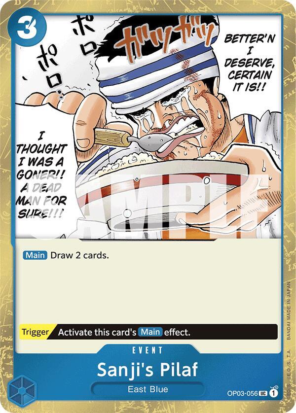 Sanji's Pilaf (Jolly Roger Foil) card artwork