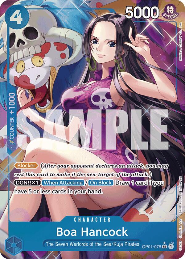 Boa Hancock (OP01-078) (Alternate Art) card artwork