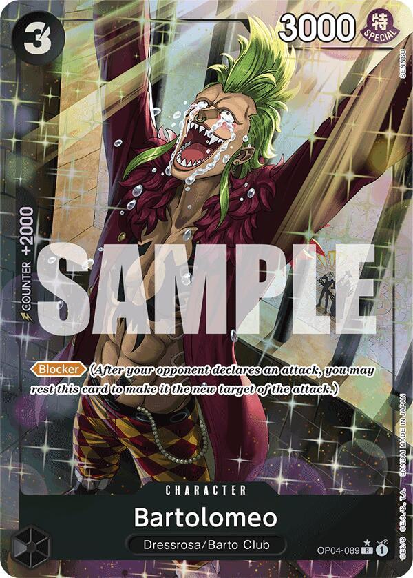 Bartolomeo (OP04-089) (Alternate Art) card artwork