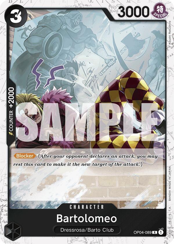 Bartolomeo (OP04-089) (Jolly Roger Foil) card artwork