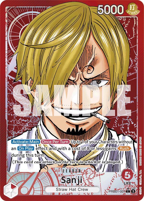 Sanji (PRB01-001) (Alternate Art) card artwork