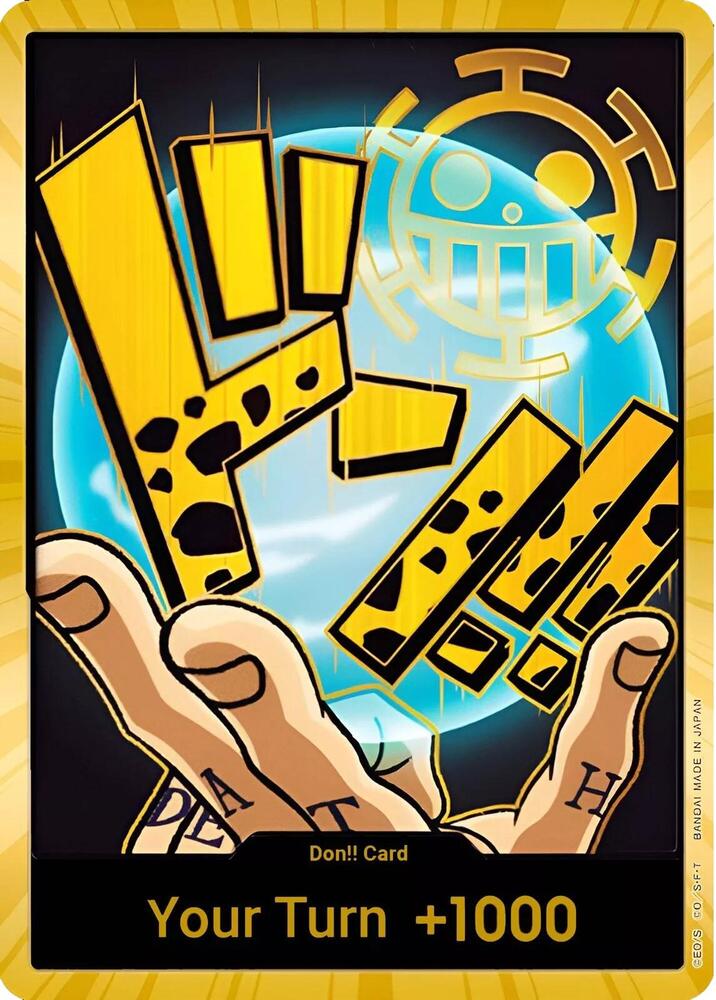 DON!! Card (Trafalgar Law) (Gold) card artwork