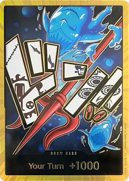 DON!! Card (Hody Jones) (Gold) card artwork