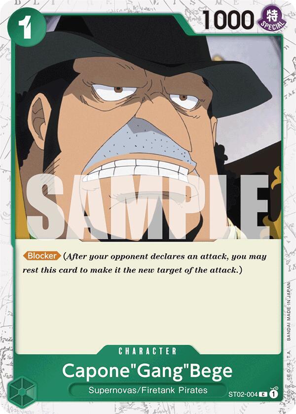 Capone"Gang"Bege (ST02-004) (Jolly Roger Foil) card artwork