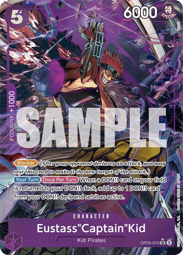 Eustass"Captain"Kid (OP05-074) (Alternate Art) card artwork