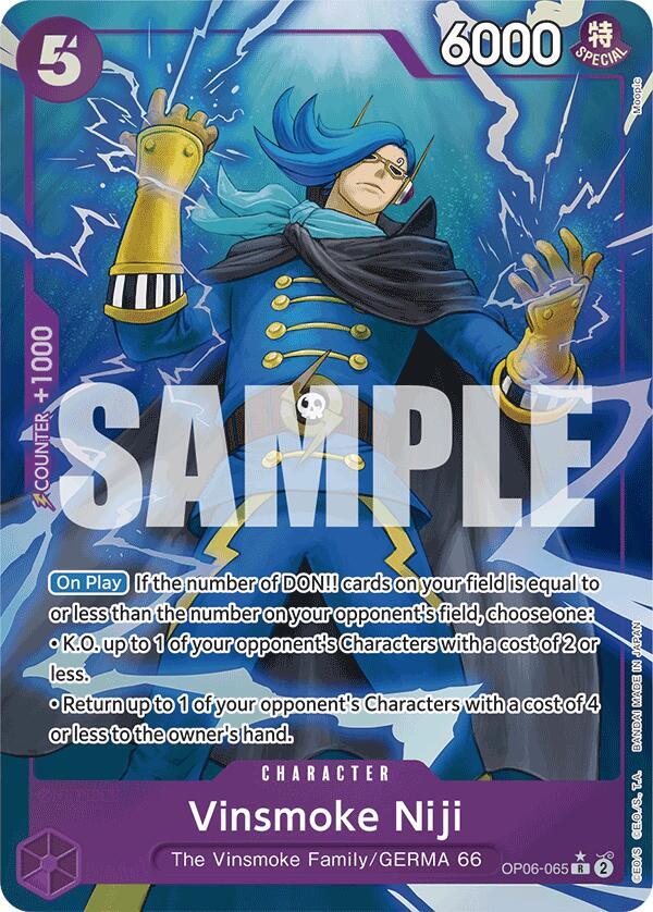 Vinsmoke Niji (OP06-065) (Full Art) card artwork