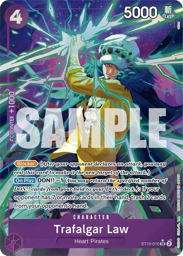 Trafalgar Law (ST10-010) (Alternate Art) card artwork