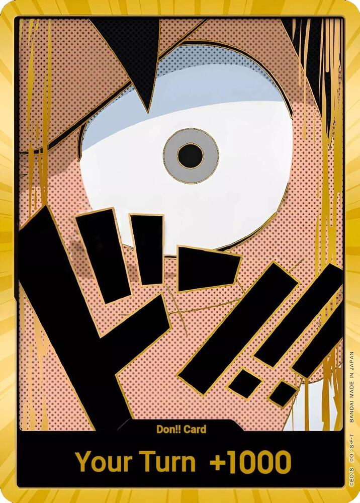 DON!! Card (Luffy) (Gold) card artwork