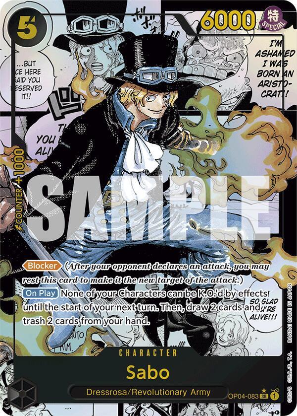 Sabo (OP04-083) (Manga) card artwork