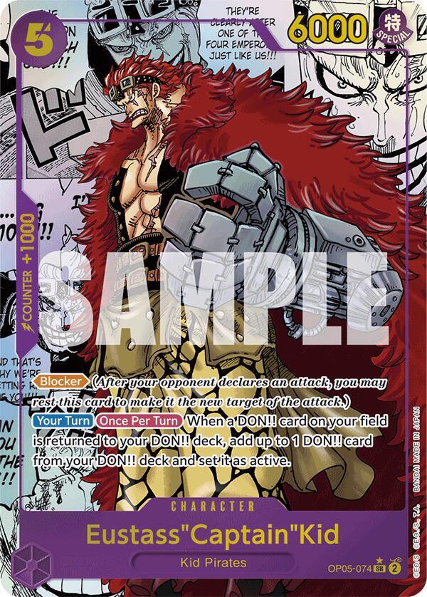 Eustass"Captain"Kid (OP05-074) (Manga) card artwork