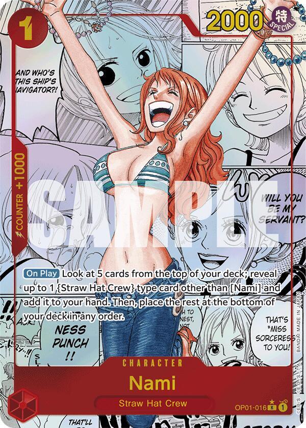 Nami (OP01-016) (Manga) card artwork