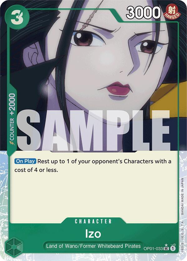 Izo (OP01-033) (Full Art) card artwork