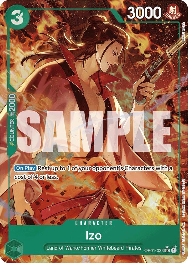 Izo (OP01-033) (Alternate Art) card artwork