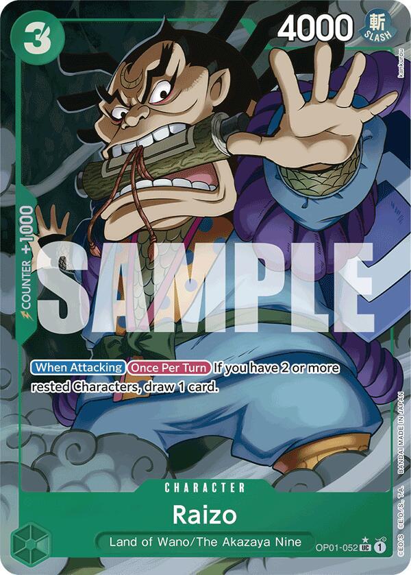 Raizo (Full Art) card artwork