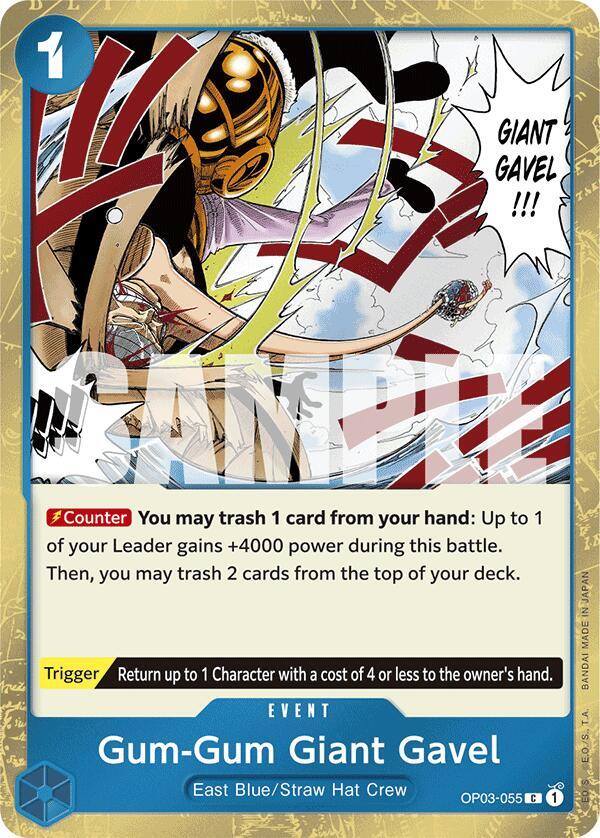 Gum-Gum Giant Gavel (Jolly Roger Foil) card artwork