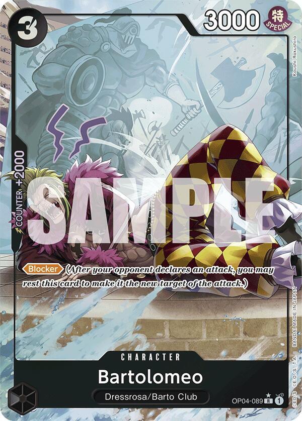 Bartolomeo (OP04-089) (Full Art) card artwork