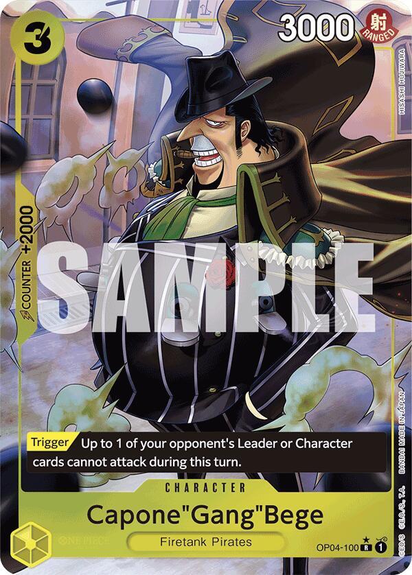 Capone"Gang"Bege (OP04-100) (Full Art) card artwork