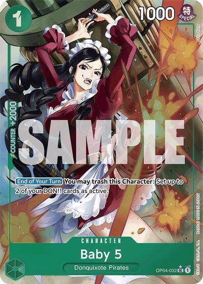 Baby 5 (OP04-032) (Full Art) card artwork