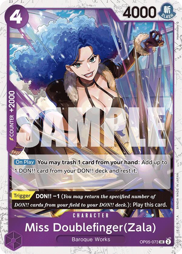 Miss Doublefinger(Zala) (Jolly Roger Foil) card artwork