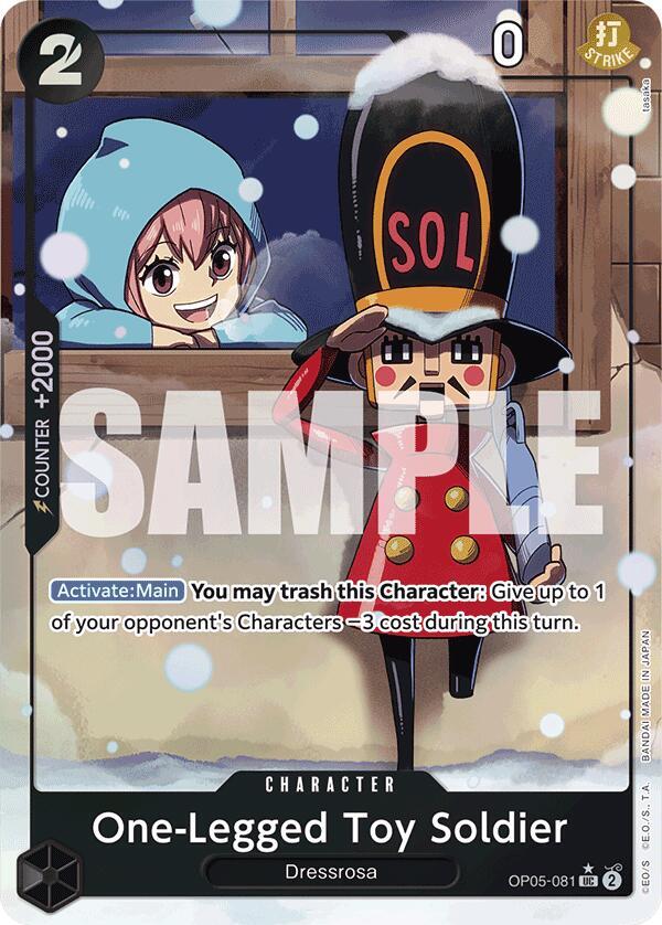 One-Legged Toy Soldier (Alternate Art) card artwork