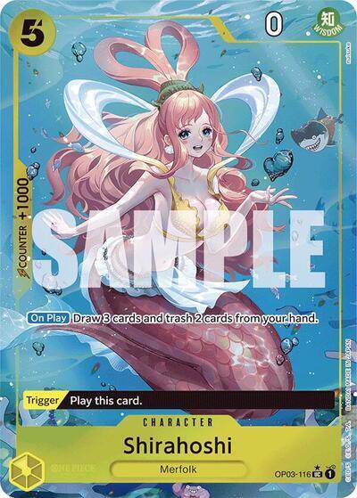 Shirahoshi (OP03-116) (Full Art) card artwork