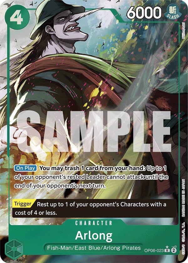 Arlong (Full Art) card artwork