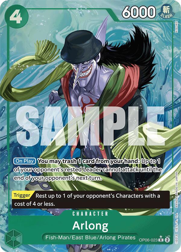 Arlong (Alternate Art) card artwork