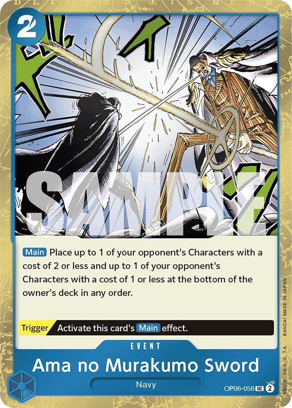 Ama no Murakumo Sword (Jolly Roger Foil) card artwork