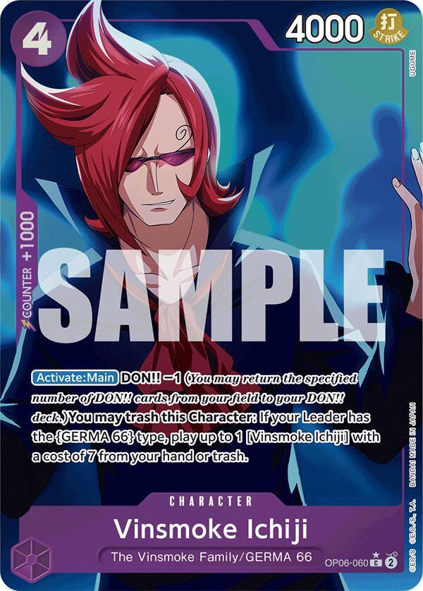 Vinsmoke Ichiji (OP06-060) (Full Art) card artwork