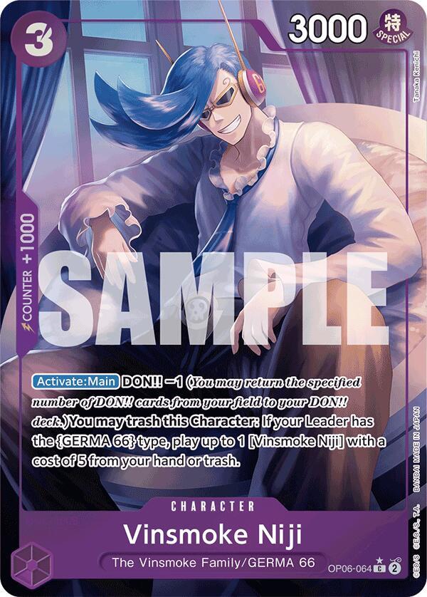 Vinsmoke Niji (OP06-064) (Full Art) card artwork