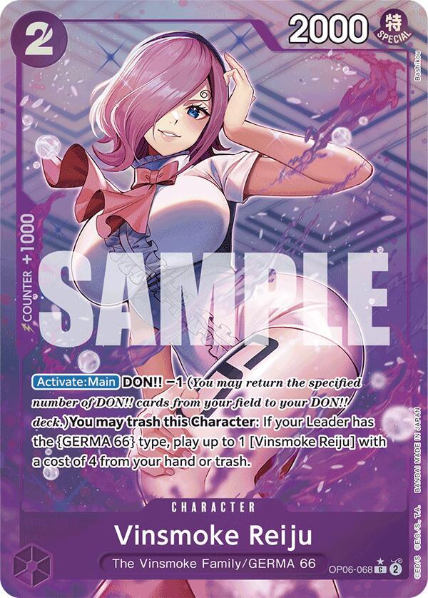 Vinsmoke Reiju (OP06-068) (Full Art) card artwork