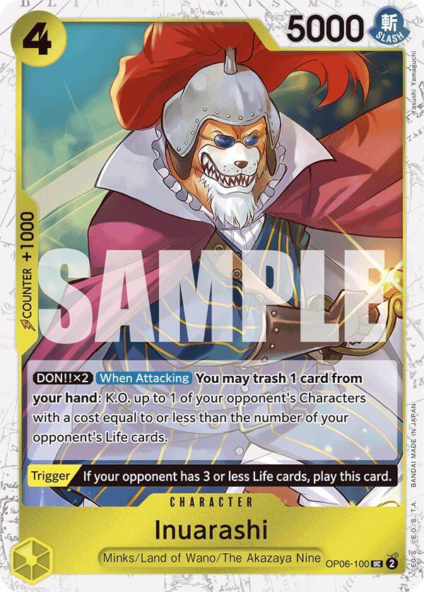 Inuarashi (Jolly Roger Foil) card artwork